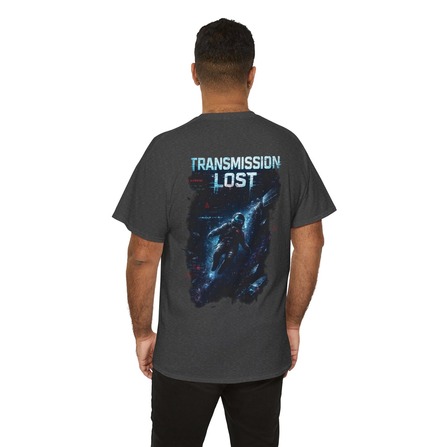 Transmission Lost Astronaut T-Shirt | Sci-Fi Space Graphic Tee, Futuristic Cosmic Streetwear Shirt