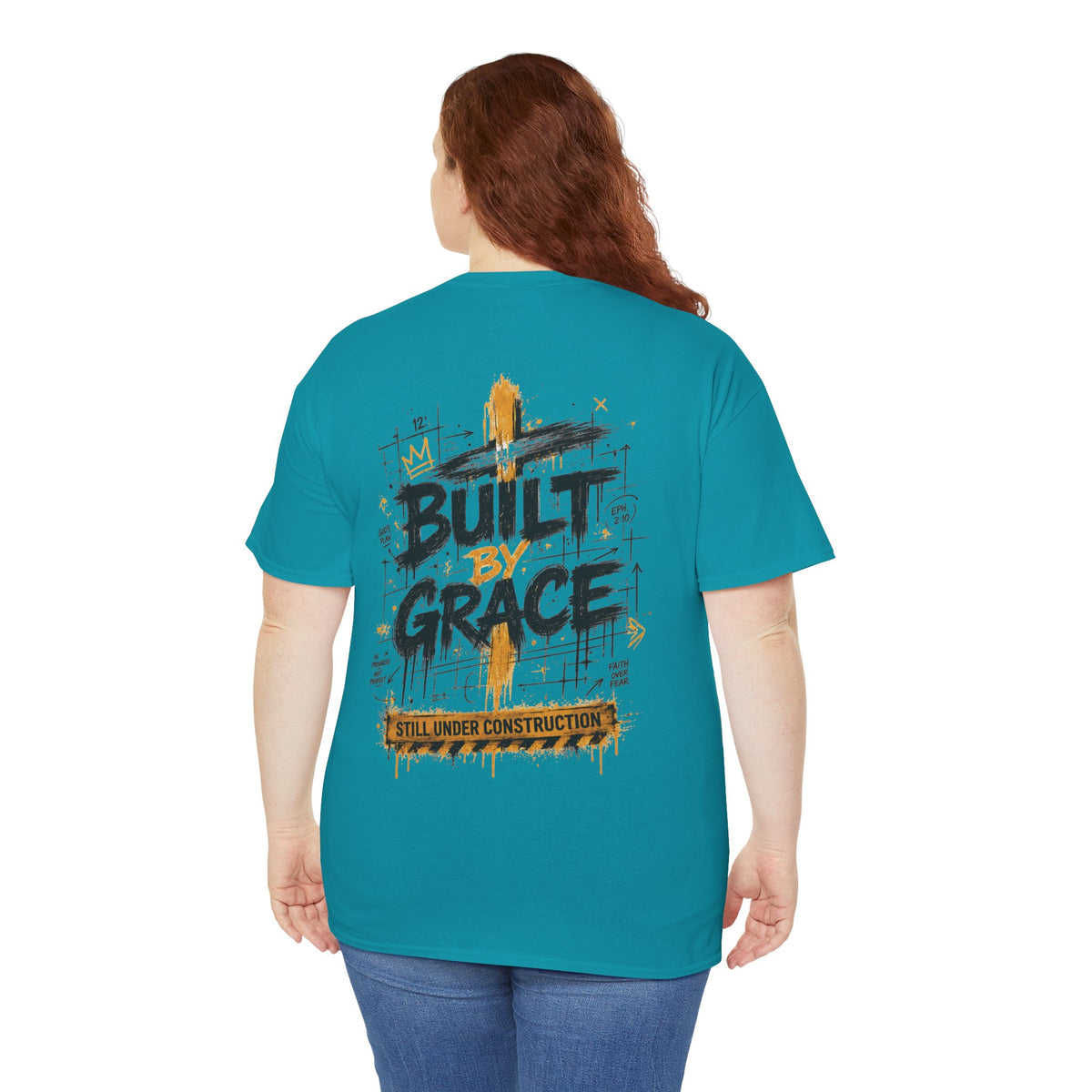 Built by Grace Christian Graphic T-Shirt - product view