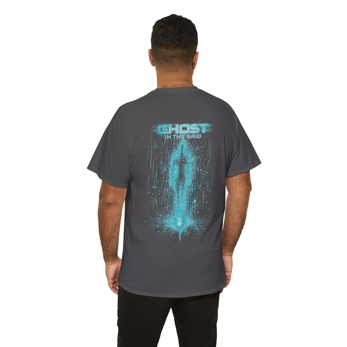 Ghost in the Grid Cyberpunk T-Shirt - product view