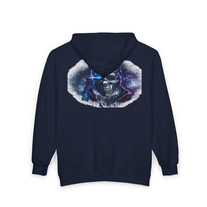 Skull Galaxy Cosmic Zip Hoodie