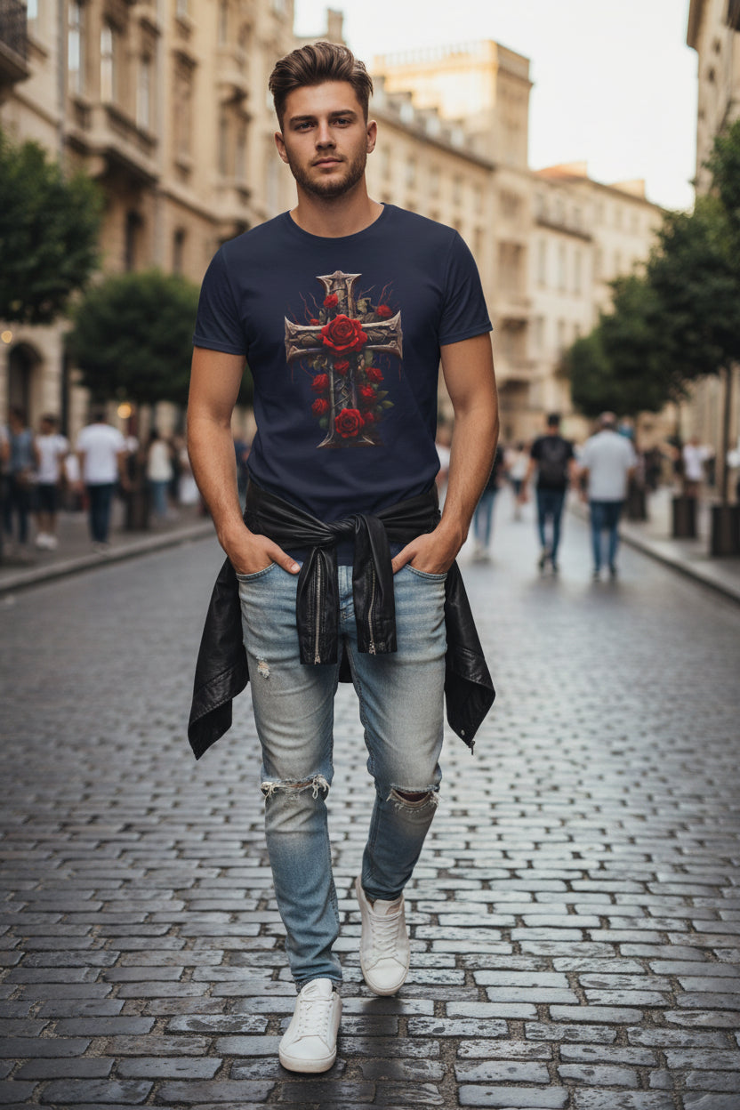 Rose Cross T-Shirt