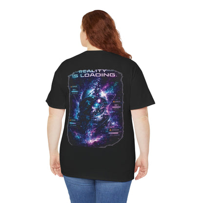 Cosmic Glitch Reality Is Loading Astronaut T-Shirt - product view