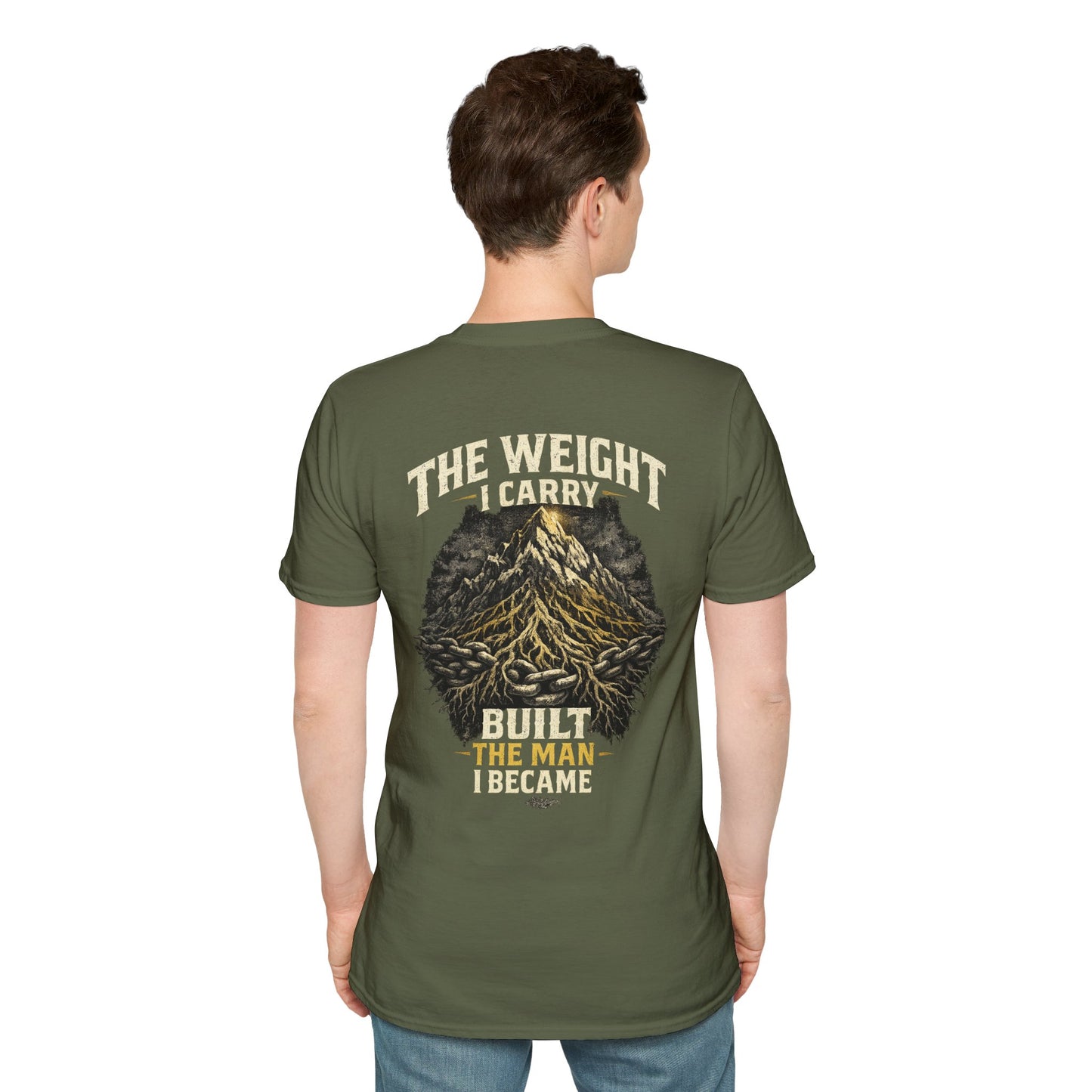 Mountain 'Forged by Pressure' T‑Shirt — Inspirational Outdoor Graphic Tee