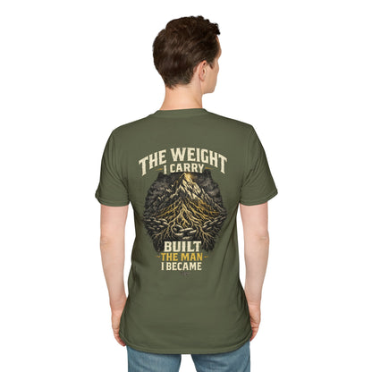 Mountain 'Forged by Pressure' T‑Shirt — Inspirational Outdoor Graphic Tee