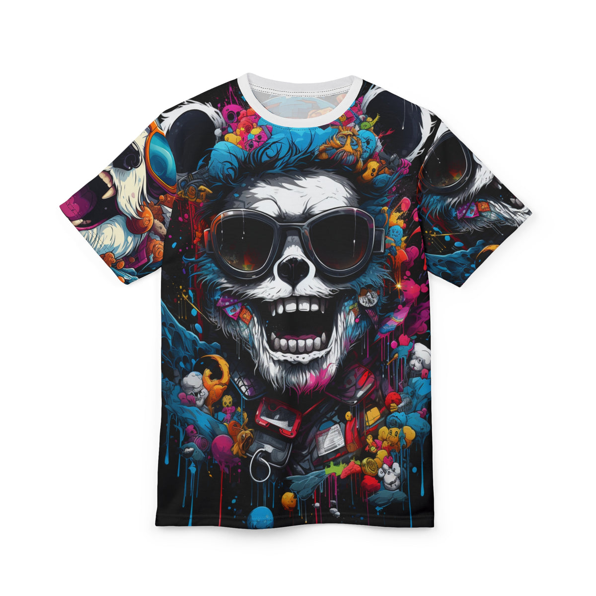 Skull Sunglasses All-Over Print T-Shirt - product view