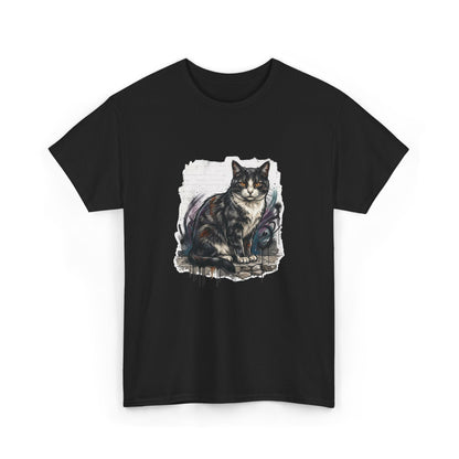 Nine Lives Graffiti Cat T-Shirt