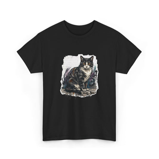 Nine Lives Graffiti Cat T-Shirt
