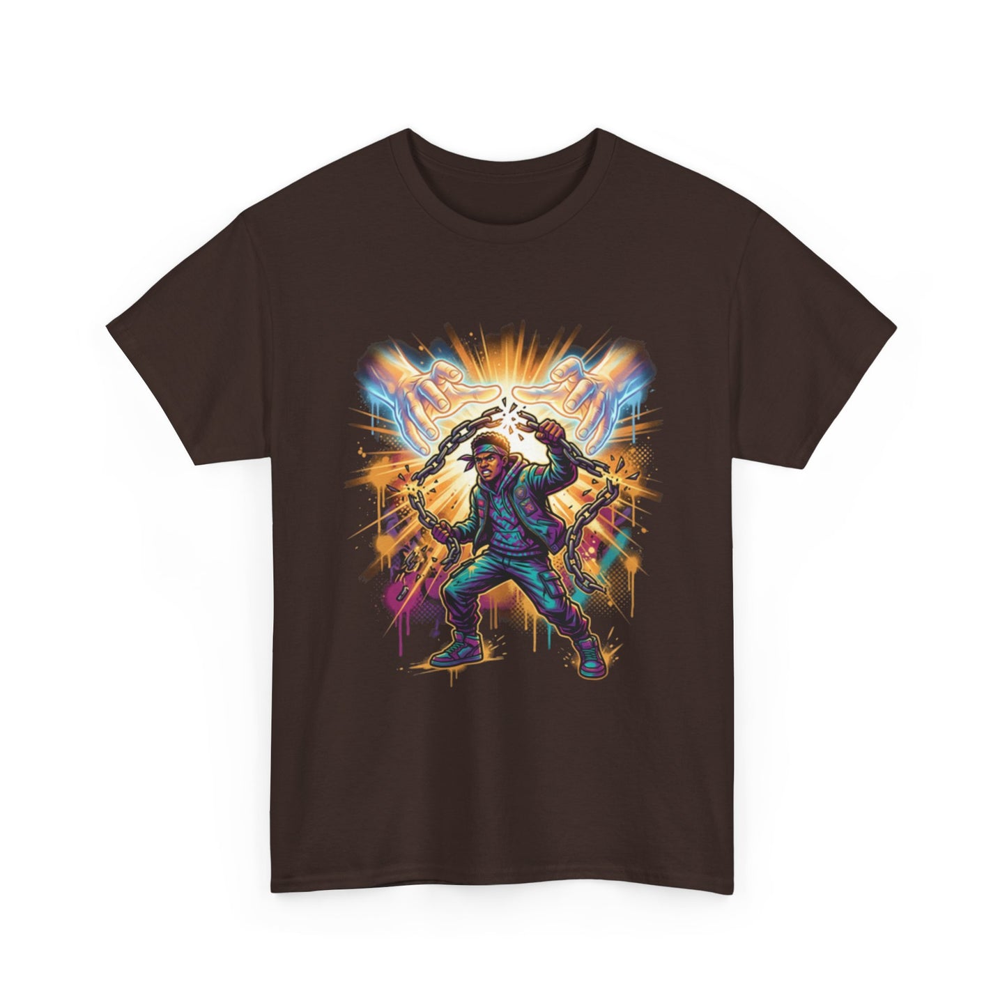 Break Every Chain Christian T-Shirt – Faith Streetwear Graphic Tee, Spiritual Freedom Jesus Shirt, Bold Religious Apparel