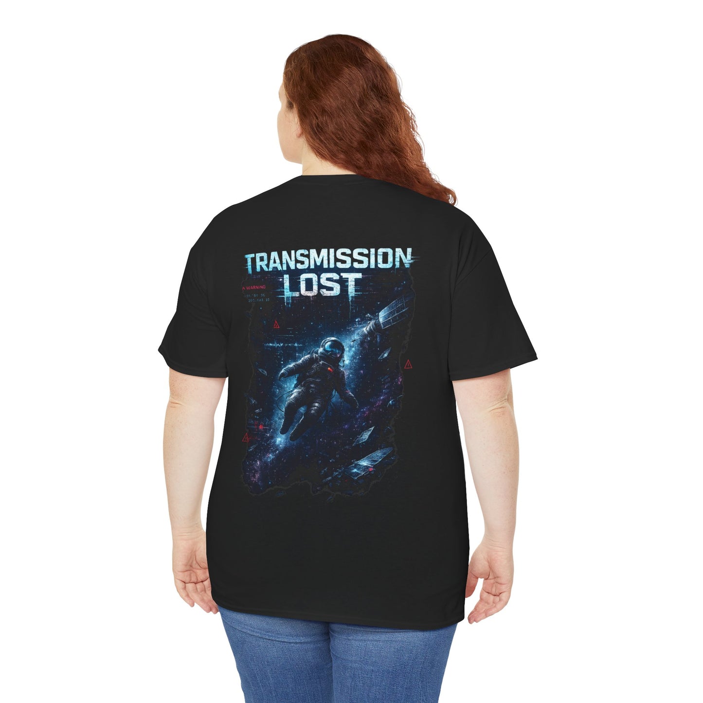 Transmission Lost Astronaut T-Shirt | Sci-Fi Space Graphic Tee, Futuristic Cosmic Streetwear Shirt