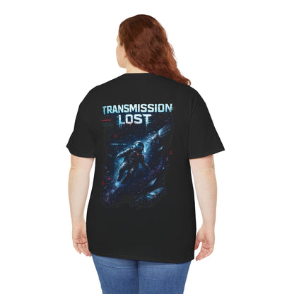 Transmission Lost Astronaut T-Shirt | Sci-Fi Space Graphic Tee, Futuristic Cosmic Streetwear Shirt