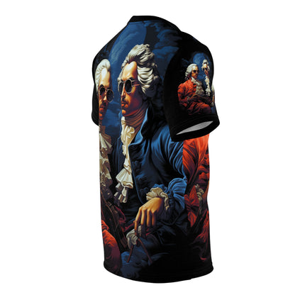 Vintage Baroque Portrait Tee — Dual Gentlemen Design