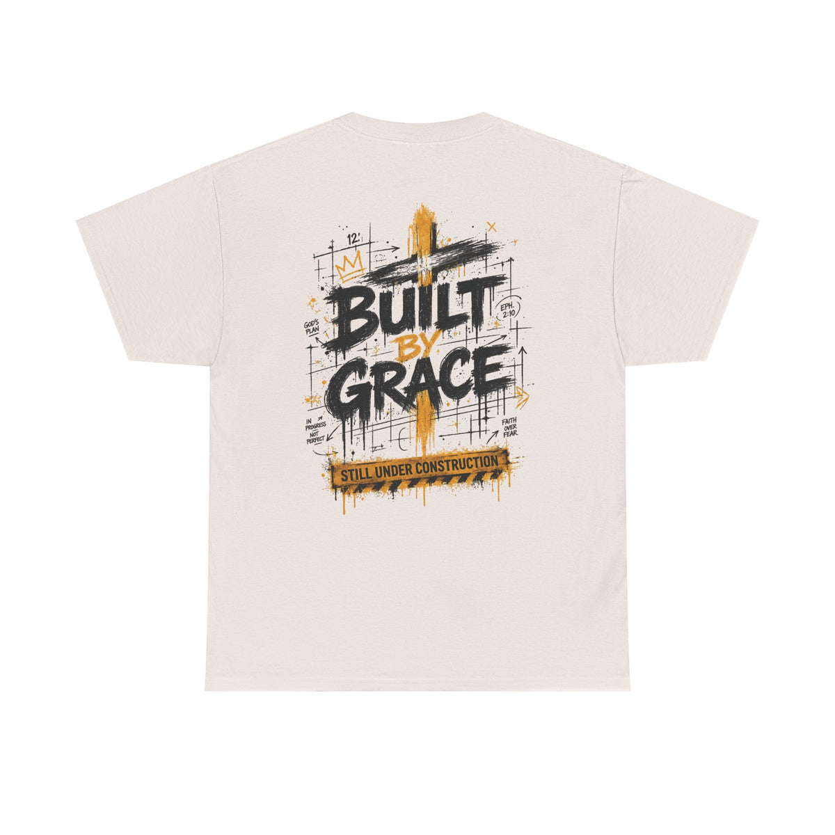 Built by Grace Christian Graphic T-Shirt - product view