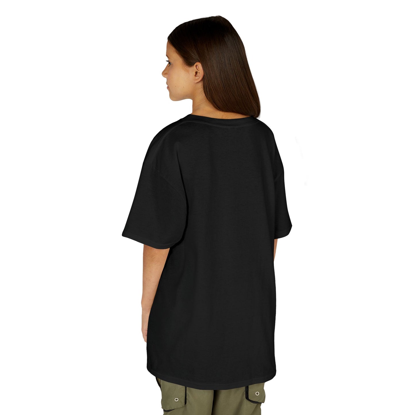 Adorable Cat-Themed Kids Heavy Cotton Tee - Perfect for Animal Lovers, Birthday Gifts, Everyday Wear, Celebration Attire, Cat Enthusiasts