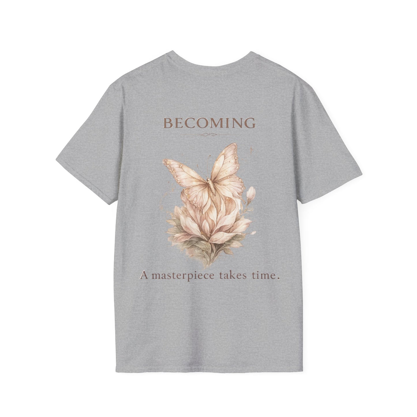 Becoming Butterfly T-Shirt — Inspirational Women’s Growth Tee