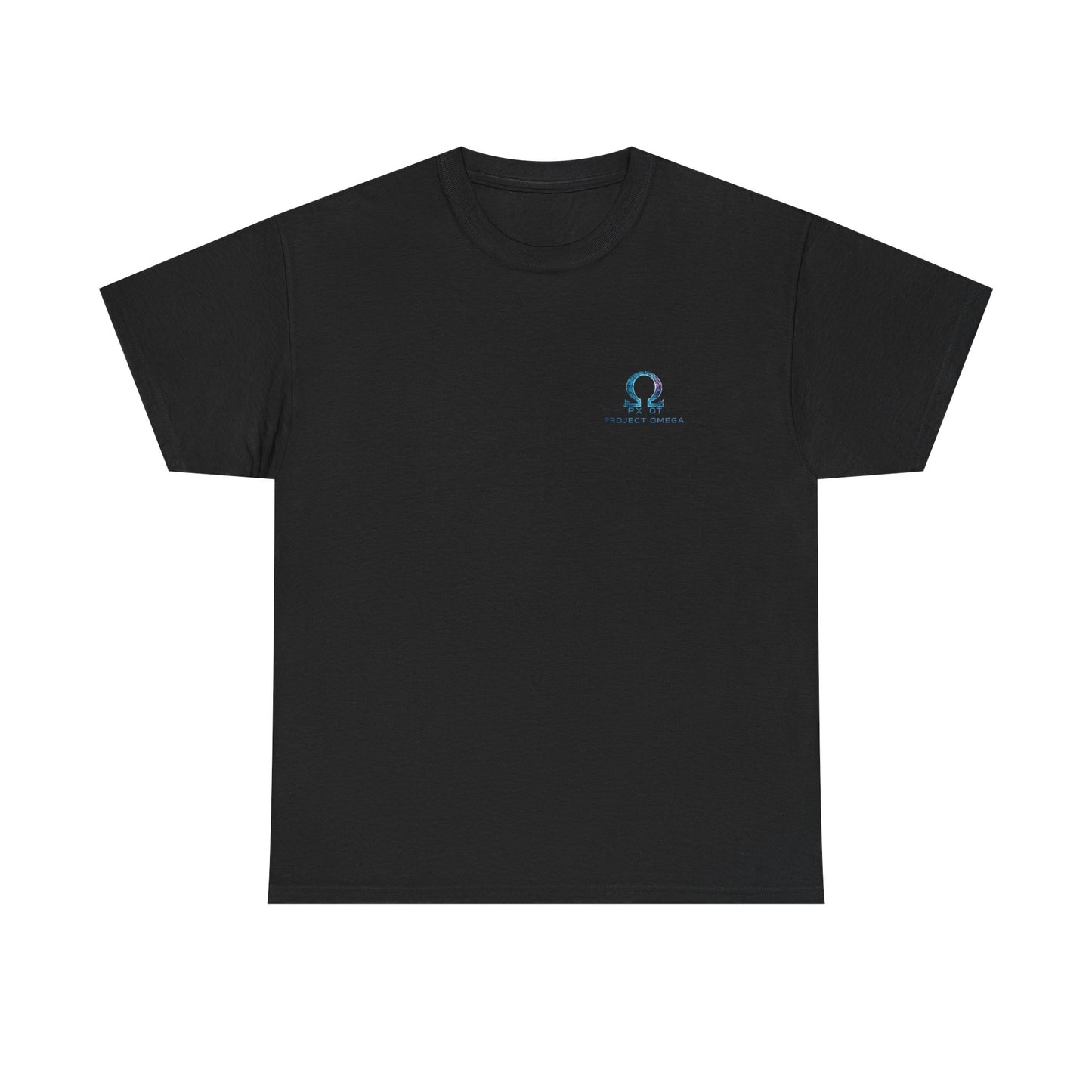 Project Omega T-Shirt | Futuristic AI Core Sci-Fi Graphic Tee, Cyber Tech Streetwear Shirt