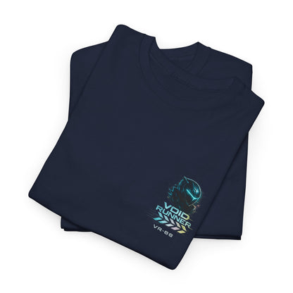 Void Runner Cyberpunk T-Shirt | Futuristic Racing Graphic Tee, Neon Sci-Fi Streetwear Shirt