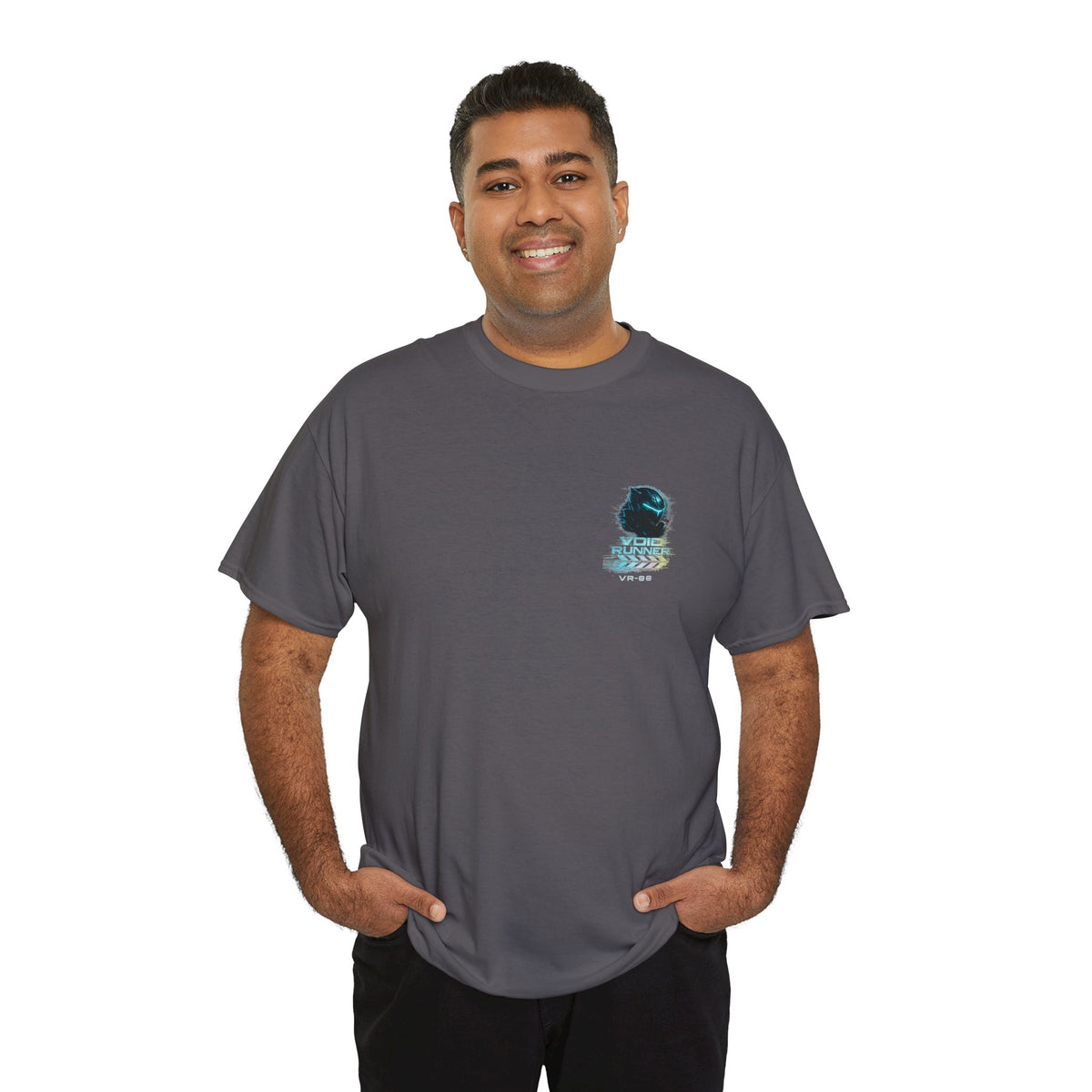 Void Runner Sci-Fi Motorcycle T-Shirt - product view