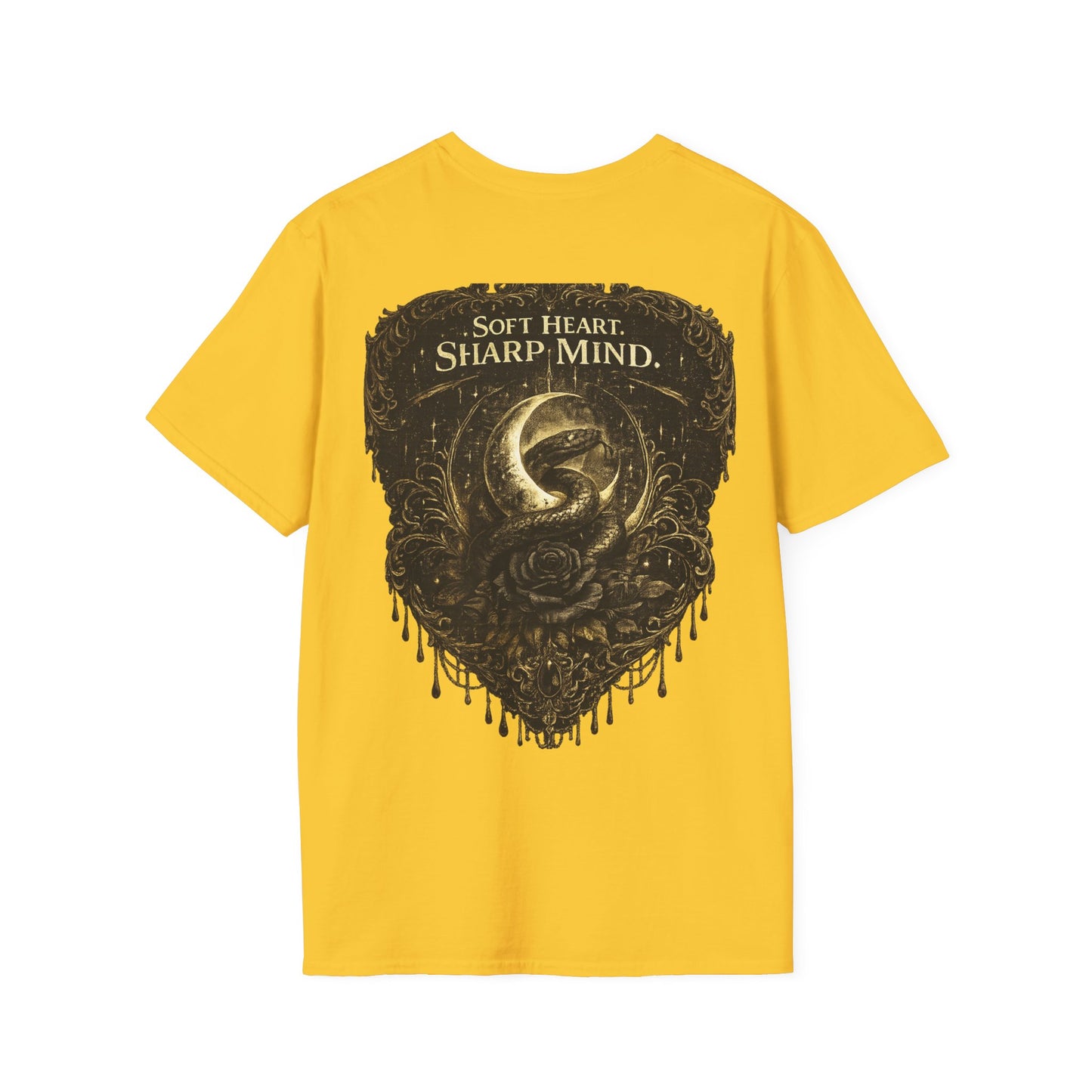 Soft Heart Sharp Mind Tee — Inspirational Minimalist Graphic T-Shirt