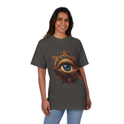 Mystic All-Seeing Eye T-Shirt — Boho Spiritual Graphic Tee
