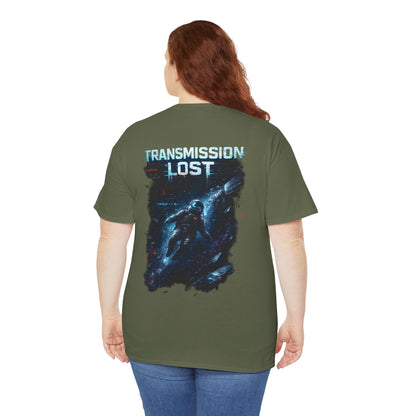 Transmission Lost Astronaut T-Shirt | Sci-Fi Space Graphic Tee, Futuristic Cosmic Streetwear Shirt