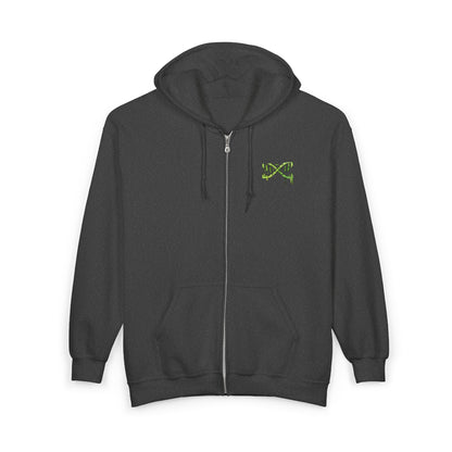 DNA Science Hoodie - Genetics Nerd Full-Zip Zip-Up Sweatshirt