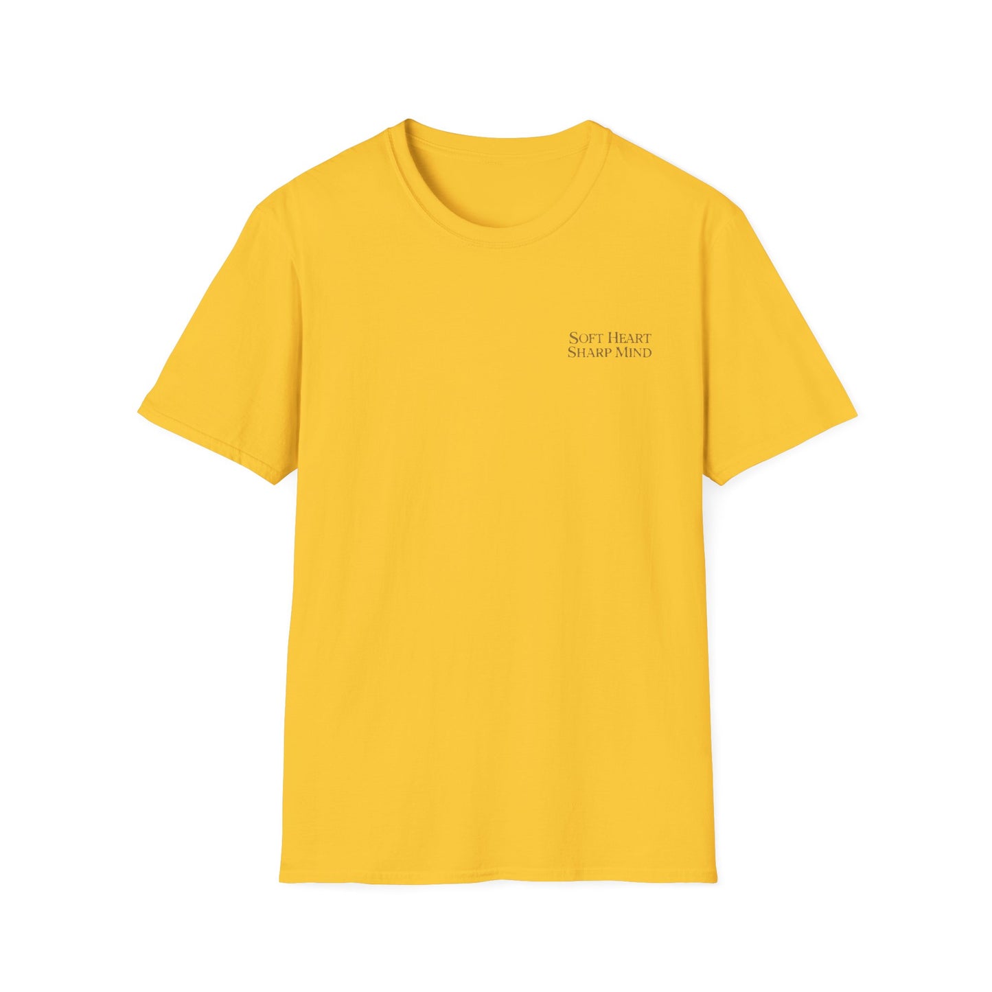 Soft Heart Sharp Mind Tee — Inspirational Minimalist Graphic T-Shirt