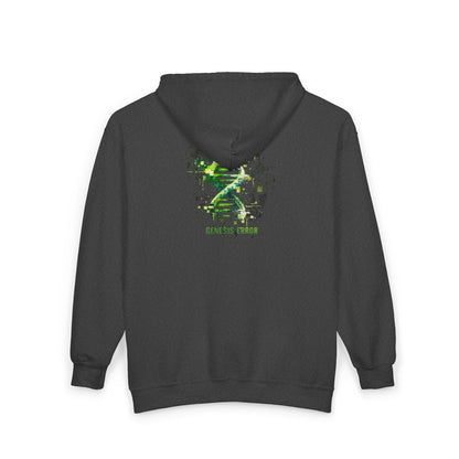DNA Science Hoodie - Genetics Nerd Full-Zip Zip-Up Sweatshirt