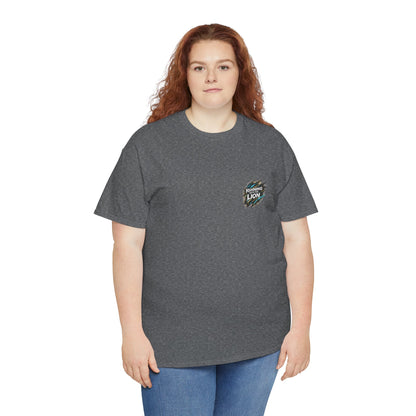 Running With the Lion Christian T-Shirt - product view