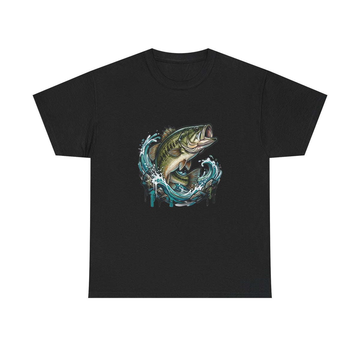 Wild Current Graffiti Bass Fishing T-Shirt