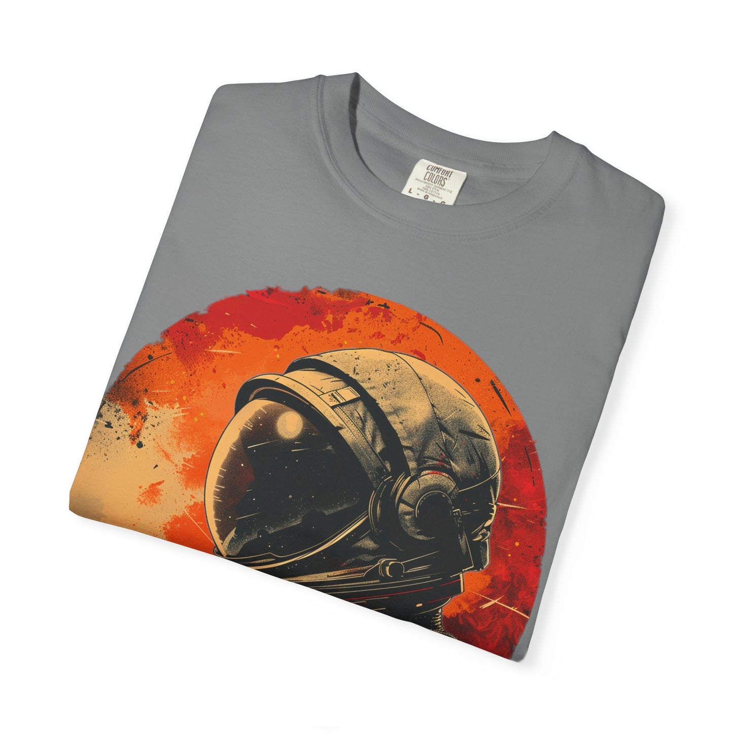 Astronaut Retro Moon T-Shirt — Vintage Space Helmet Graphic Tee