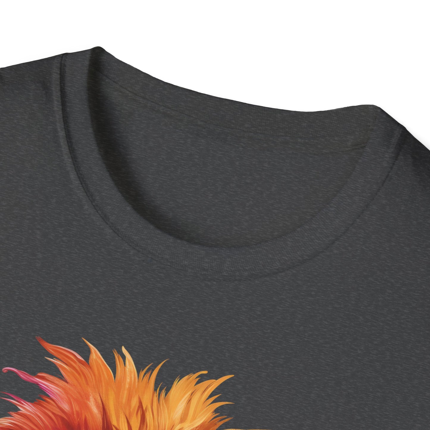 Coffee Bird T-Shirt — Quirky Colorful Bird Holding Coffee Graphic Tee
