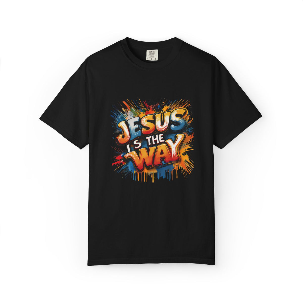 Jesus Is The Way T‑Shirt — Colorful Graffiti Christian Tee