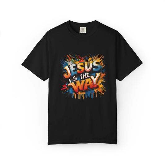 Jesus Is The Way T‑Shirt — Colorful Graffiti Christian Tee