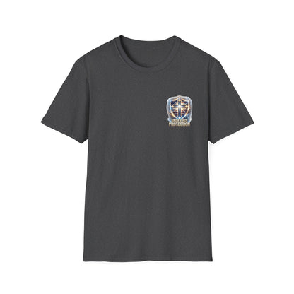 Armor of God Christian T-Shirt | Defend Freedom Faith Graphic Tee | Under His Protection Bible Shirt