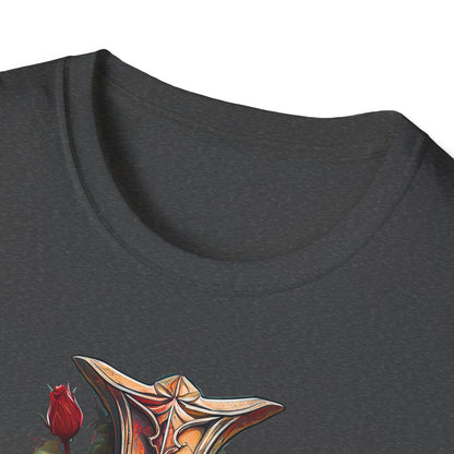Cross & Roses T-Shirt —  Floral Christian Cross Shirt