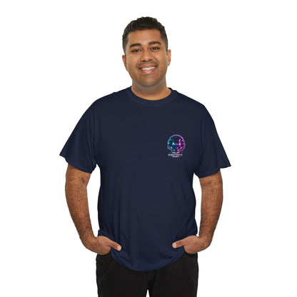 Nightrave 2099 Cyberpunk Skull DJ T-Shirt - product view