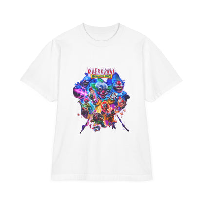 Graphic T-Shirt — "Killer Klowns from Outer Space" Colorful Horror Movie Tee