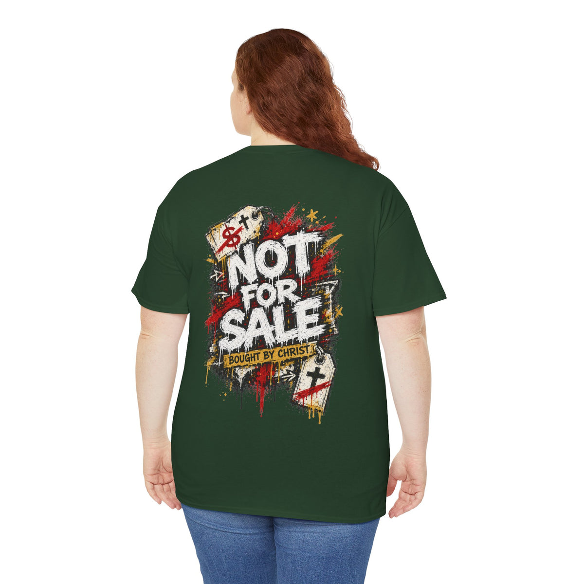 Not for Sale Bought by Christ Christian T-Shirt - product view