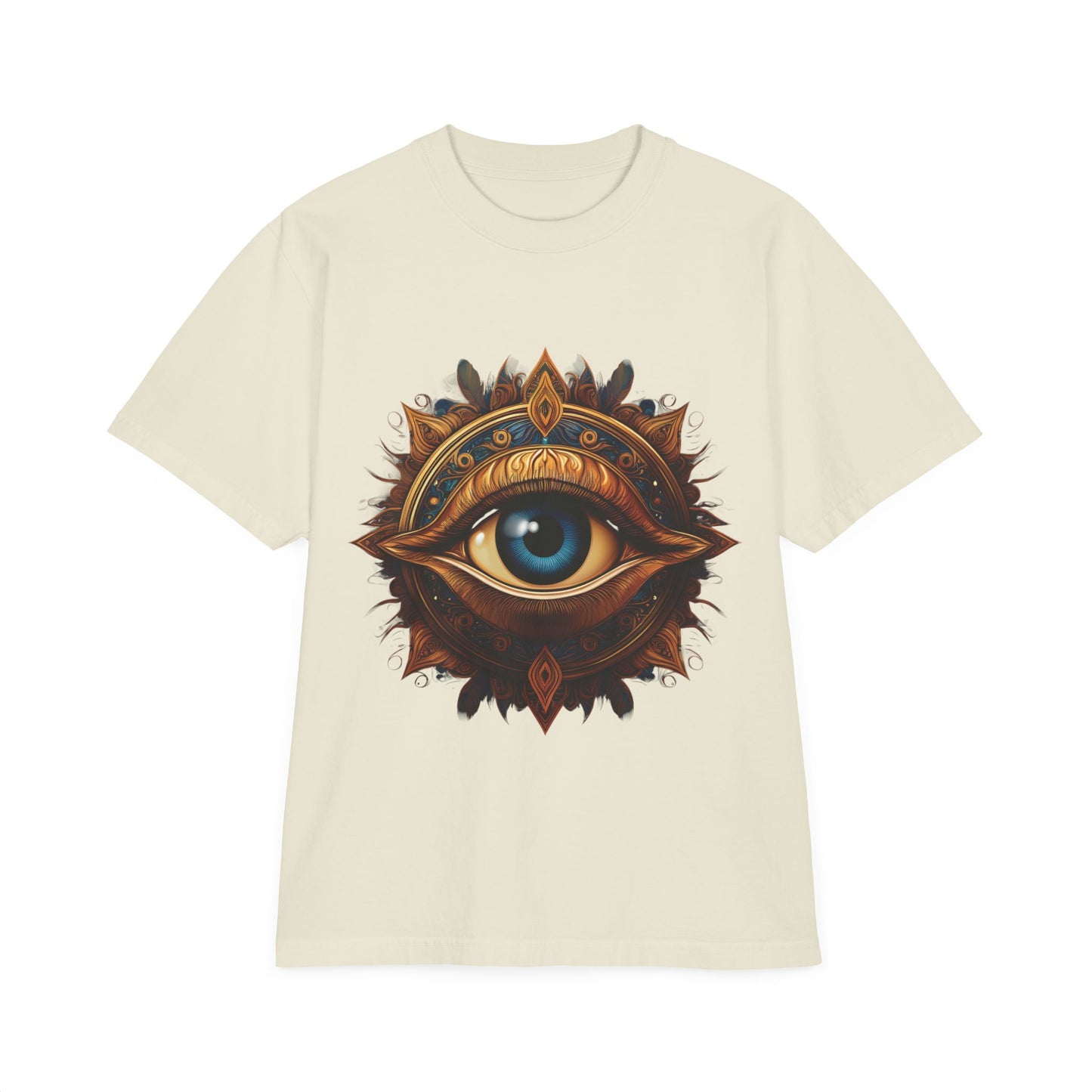 Mystic All-Seeing Eye T-Shirt — Boho Spiritual Graphic Tee