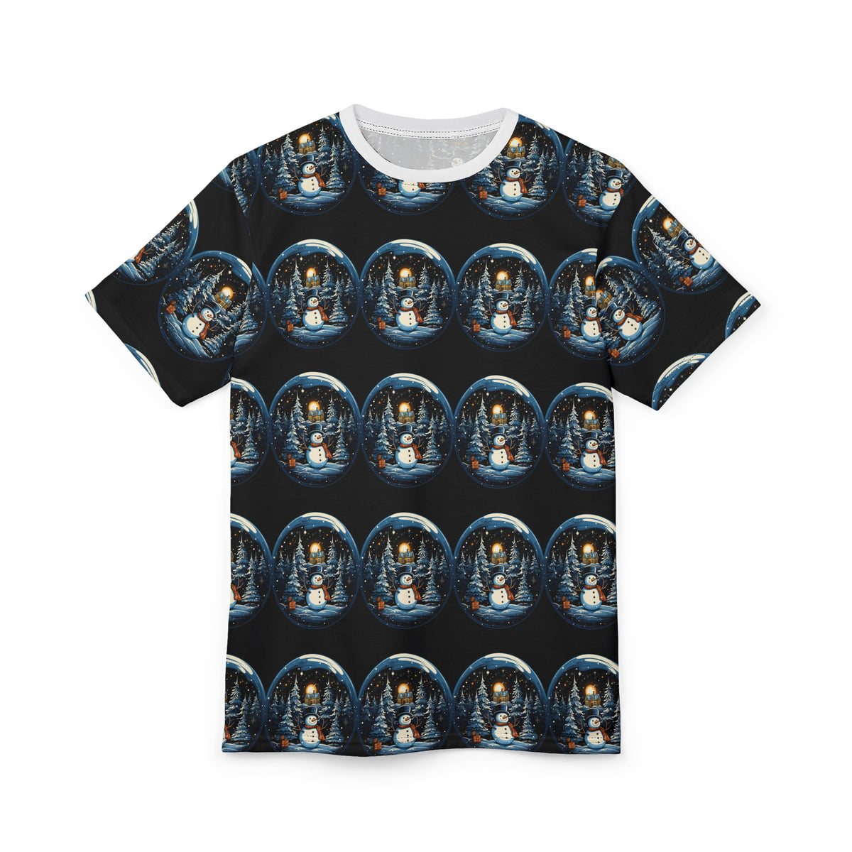Winter Snow Globe All-Over Print T-Shirt - product view