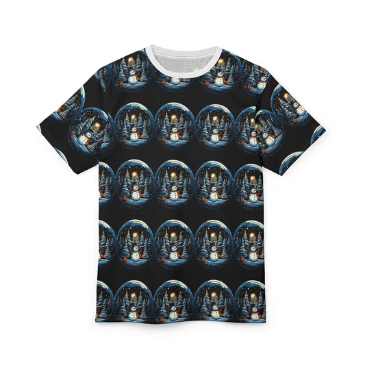 Winter Snow Globe All-Over Print T-Shirt - product view