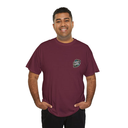 Running With the Lion Christian T-Shirt - product view