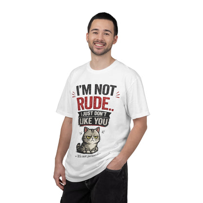 I'm Not Rude Cat T-Shirt — Funny Grumpy Cat Graphic Tee
