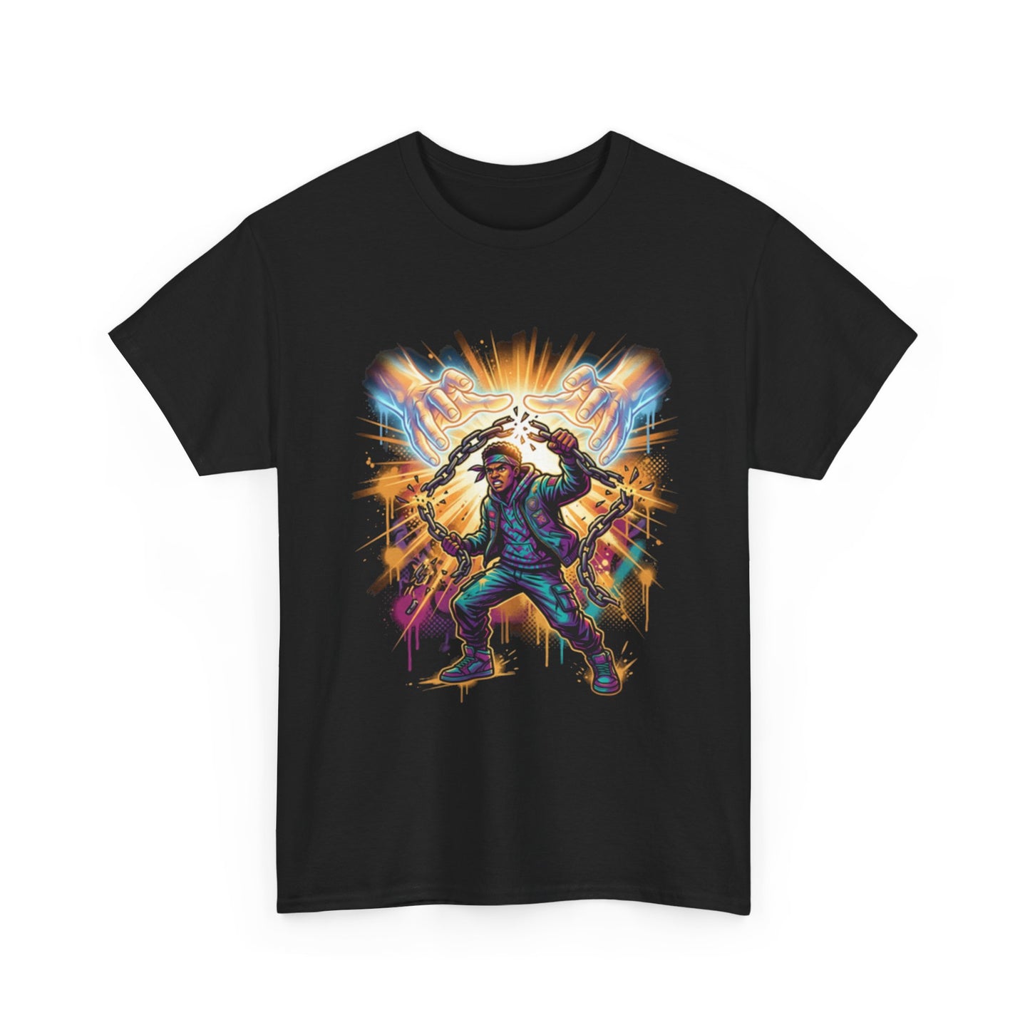 Break Every Chain Christian T-Shirt – Faith Streetwear Graphic Tee, Spiritual Freedom Jesus Shirt, Bold Religious Apparel