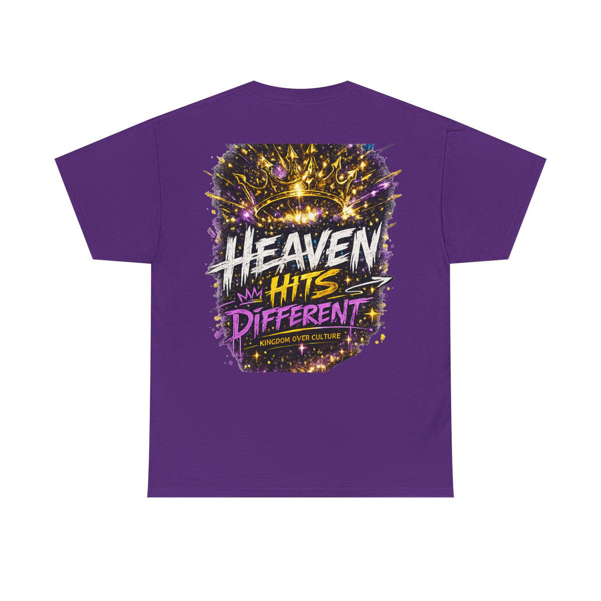 Heaven Hits Different Christian T-Shirt - product view