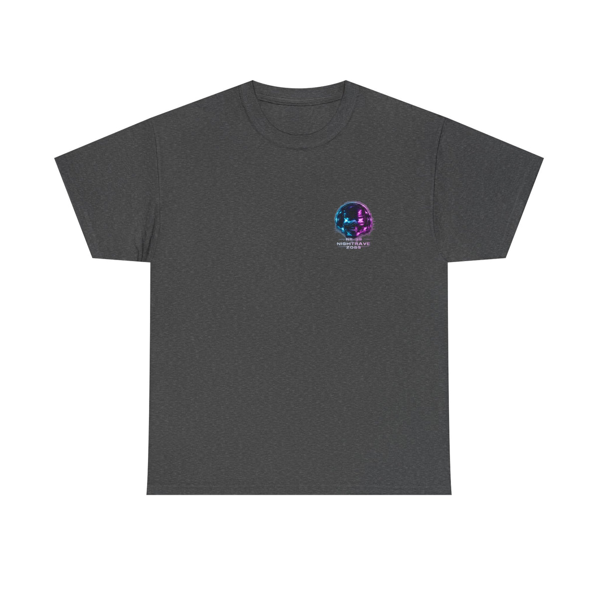 Nightrave 2099 Cyberpunk Skull DJ T-Shirt - product view