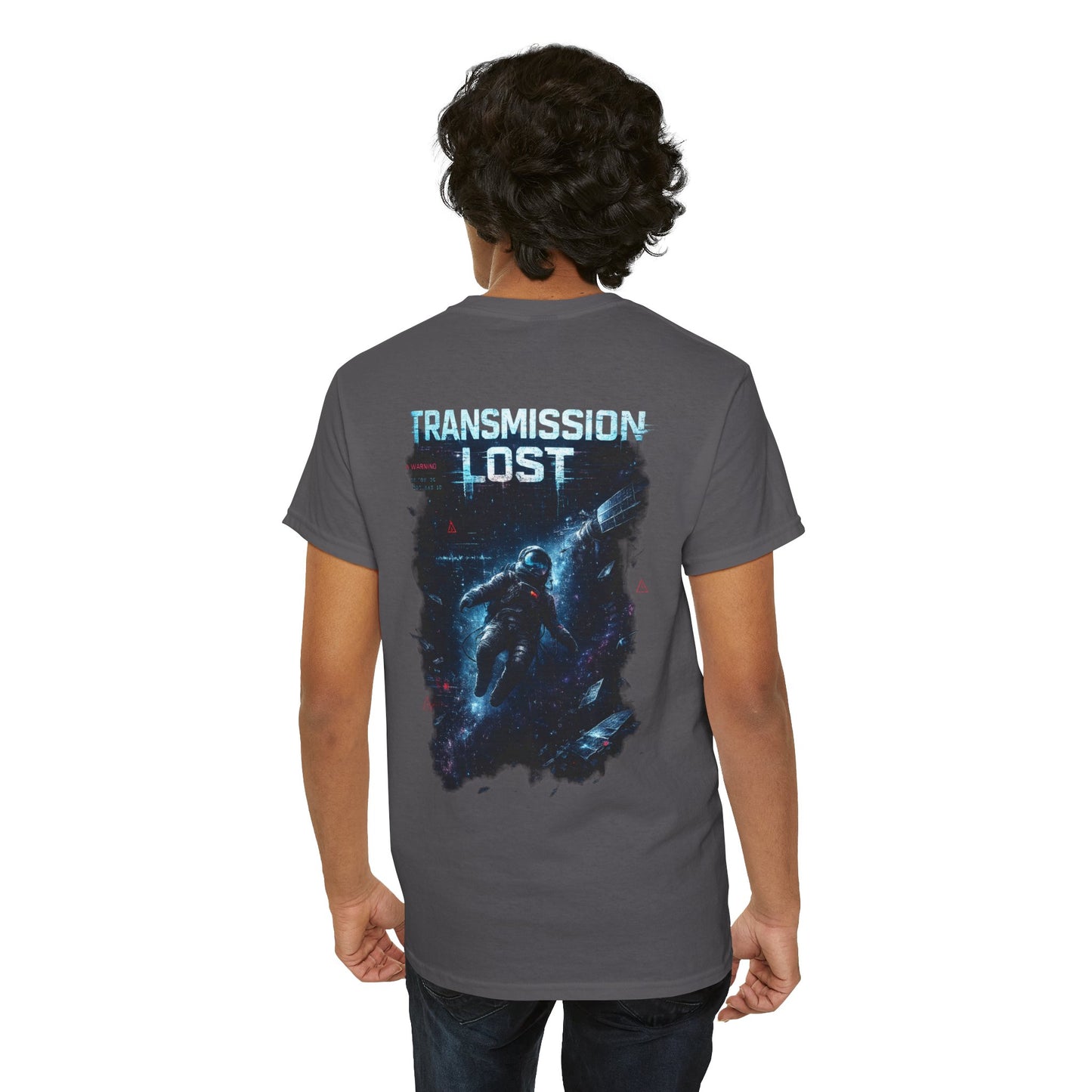 Transmission Lost Astronaut T-Shirt | Sci-Fi Space Graphic Tee, Futuristic Cosmic Streetwear Shirt