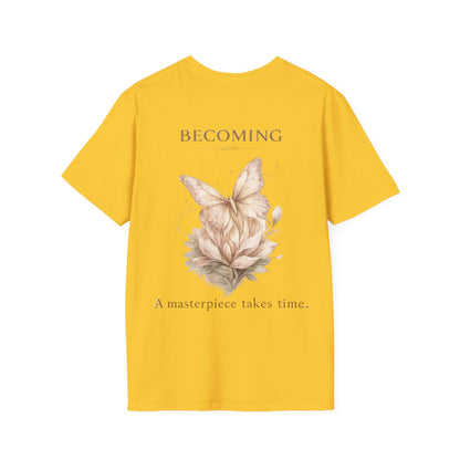 Becoming Butterfly T-Shirt — Inspirational Women’s Growth Tee
