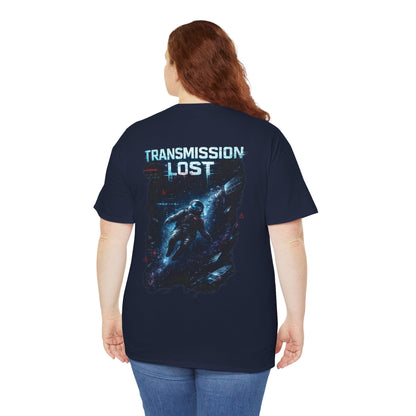 Transmission Lost Astronaut T-Shirt | Sci-Fi Space Graphic Tee, Futuristic Cosmic Streetwear Shirt