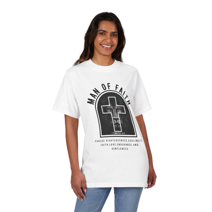 Man of Faith T-Shirt — Cross & Lion Christian Tee